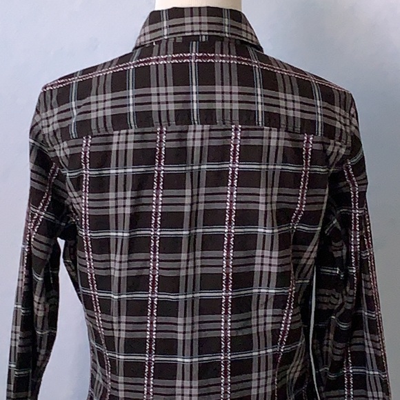 Eddie Bauer Plaid Button Down Long Sleeve Shirt - Picture 6 of 12